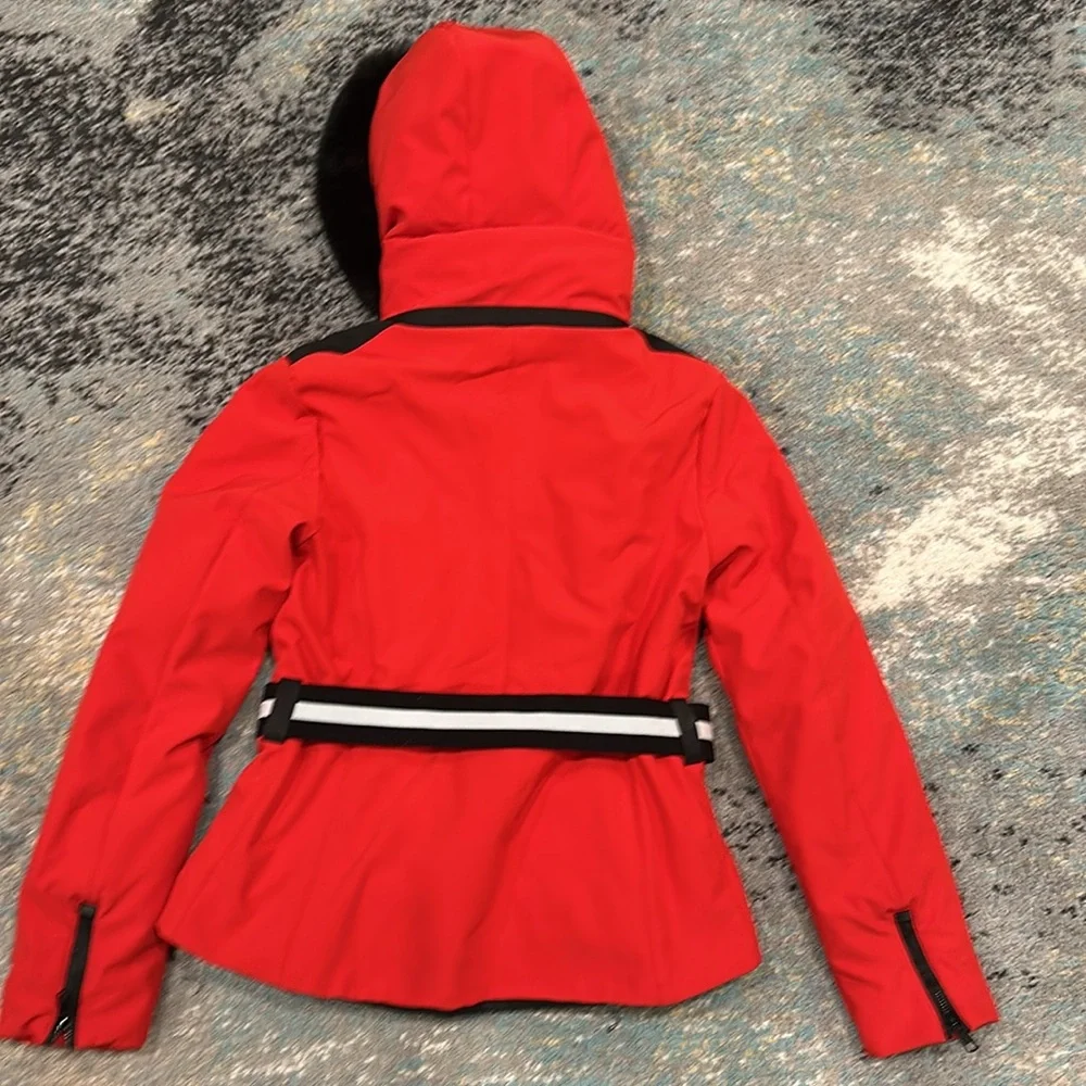 Gsou Snow Stretch Faux Fur hood trim Ski/Snow Jacket NWT - Picture 9 of 11